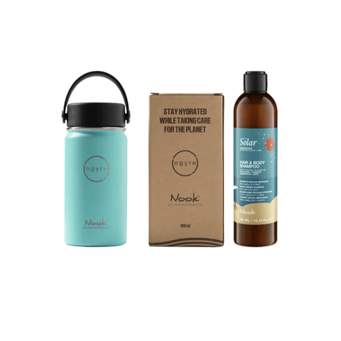 Nook SOLAR SUPERFOOD Hair & Body Shampoo 300ml + Borraccia OMAGGIO ULTIMI PEZZI DISPONIBILI - Edbellessere S.r.l.