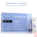 Framesi Morphosis Reforzante - Ampollas 12x7 ml + Champú Reforzante 250 ml