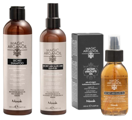 Nook - Shampoing Secret + Kit Absolu sans Rinçage + Huile Absolue