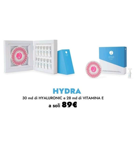 UNIQA COFANETTO HYDRA - Vitamina E monodose + Hyaluronic BPM monodose - Edbellessere S.r.l.