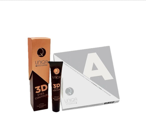 UNIQA KIT LIFTING - vitamina A + 3D eyes contour tratt borse - Edbellessere S.r.l.