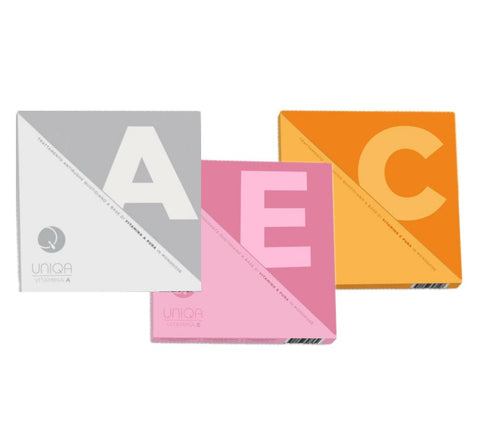 UNIQA KIT Vitamine A + C + E anti - età e anti macchie - Edbellessere S.r.l.