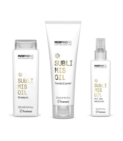 Framesi Morphosis SUBLIMIS OIL kit completo - Shampoo + conditioner + all day - Edbellessere S.r.l.