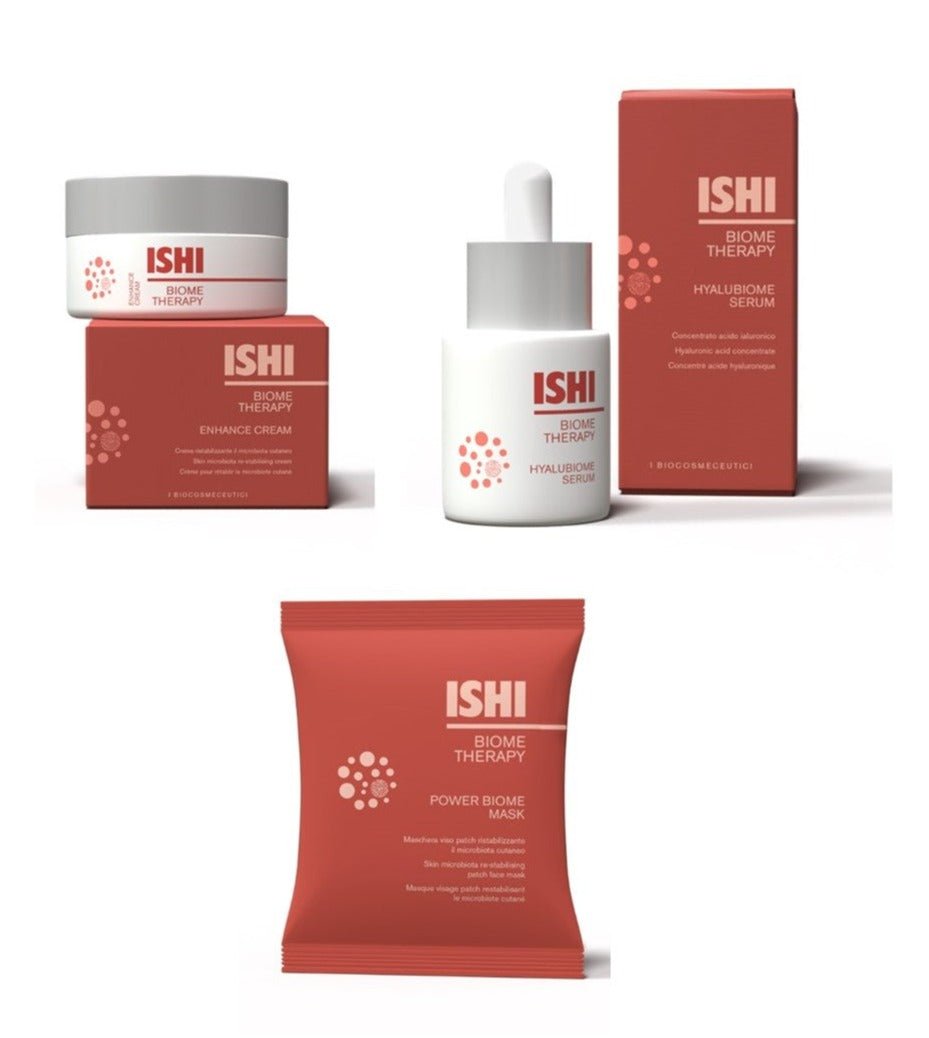 Ishi BALANCE KIT - Enhance cream + hyalubiome serum + biome mask - Edbellessere S.r.l.