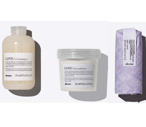 Davines Love Curl+More Inside - shampoo + conditioner + olio gel ricci definiti