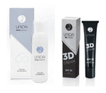 UNIQA KIT 3D PERFECT 2 -  3D cream  + Mousse detergente