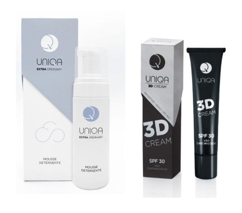 UNIQA 3D PERFECT 2 -  3D cream  + Mousse detergente