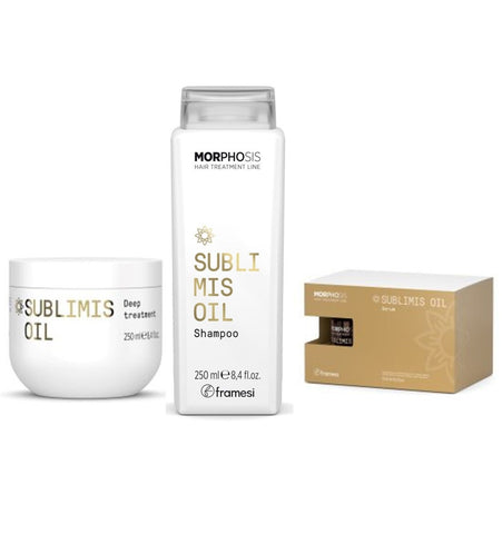 Framesi Morphosis Sublimis Oil - TRATTAMENTO BOTOX new shampoo+serum+maschera