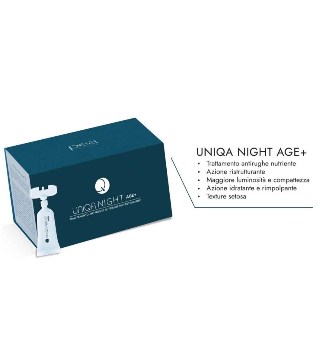 Uniqa NIGHT AGE+ monodose - trattamento notte antirughe nutriente ristrutturante - Edbellessere S.r.l.